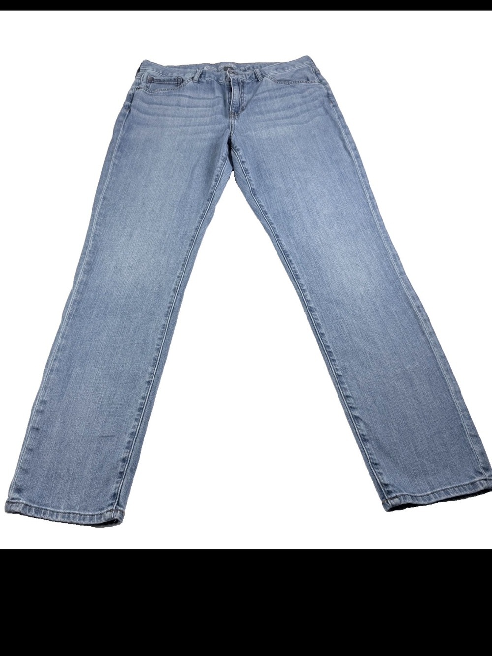 Eddie Bauer Jeans Womens 8 Slim Boyfriend Relaxed Specialty Wash Cotton Blend